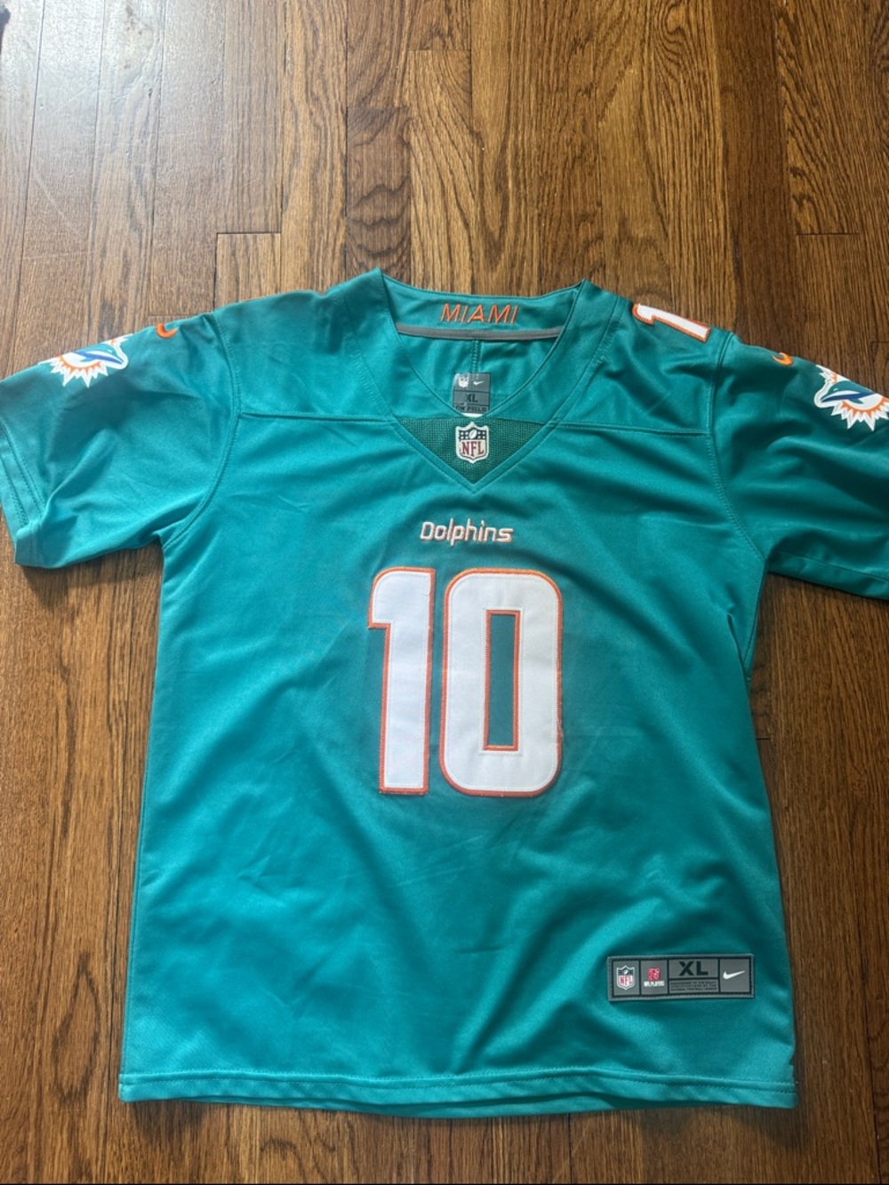 Nike Miami Dolphins #10 Jersey - Teal, White & Orange